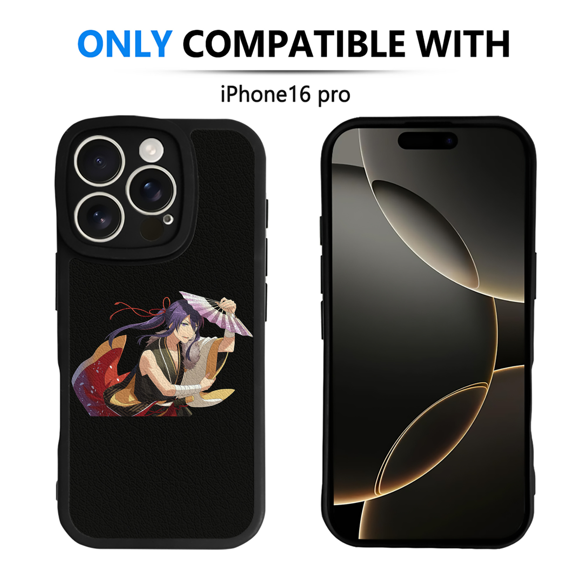 （画像用） あんさんぶるスターズ! Ensemble Stars 【iPhone 16シリーズ対応】シリコンスマホケース（レザー調） 材質：シリコン